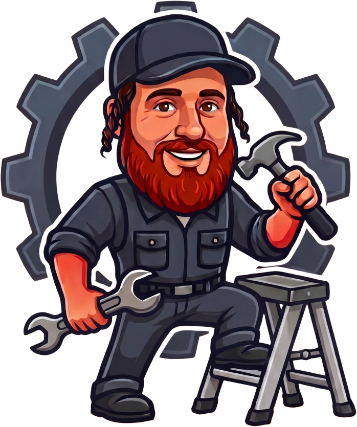 Handy Hillel handyman mascot
